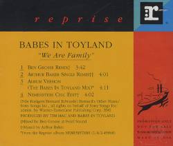 Babes In Toyland : We Are Family